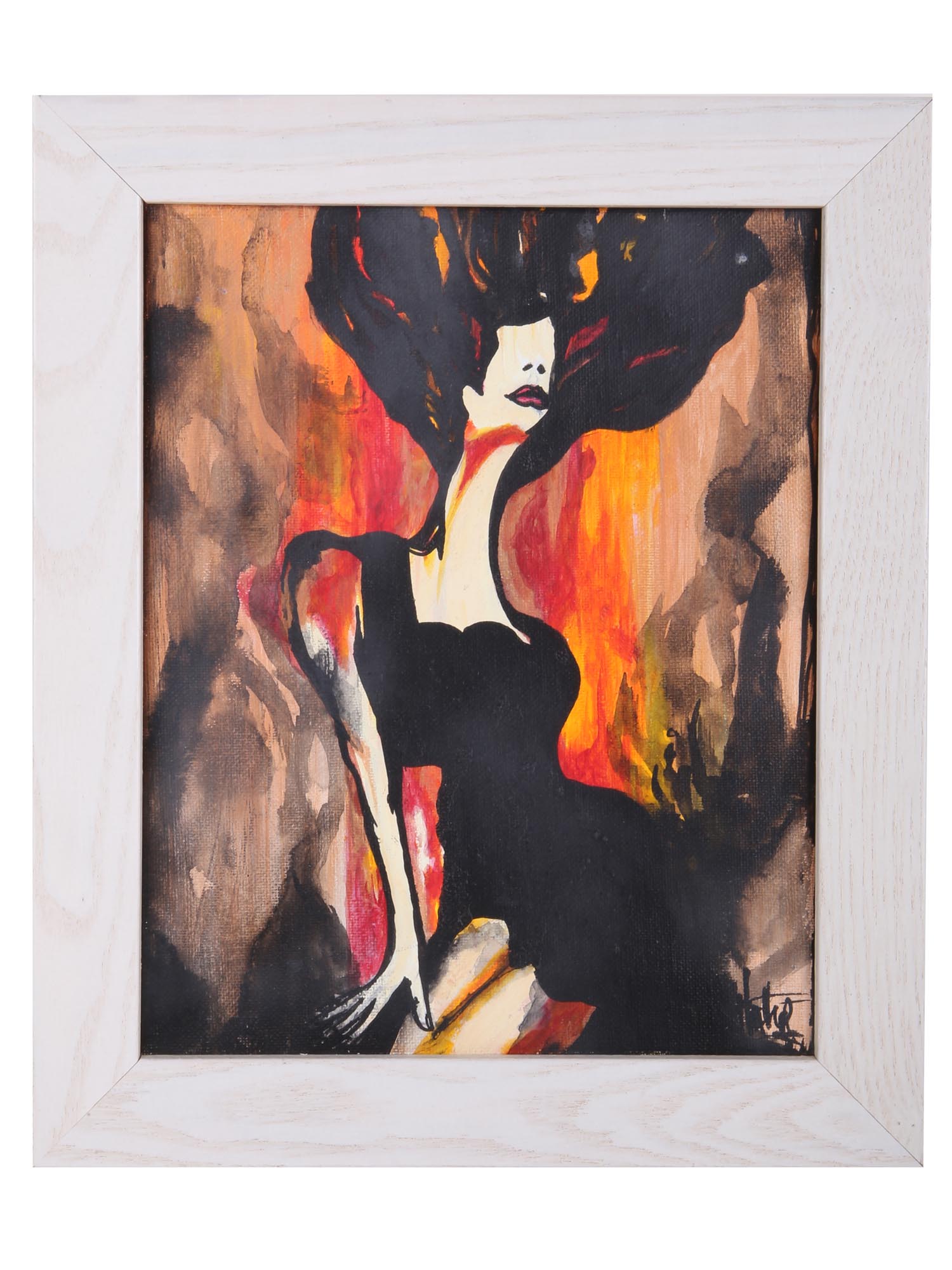 VINTAGE EPOQUE FAUVISM OIL PAINTING SIGNED ARTIST PIC-